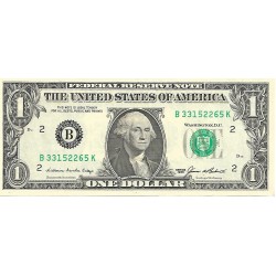 1985 - United States 1 Dollar banknote Letter B PIC 474 UNC