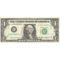 1985 - United States 1 Dollar banknote Letter G PIC 474 VF