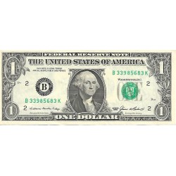 1985 - United States 1 Dollar banknote Letter I PIC 474 UNC