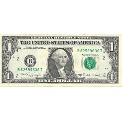 1988A - United States 1 Dollar banknote Letter B PIC 480b UNC 1988A - United States 1 Dollar banknote Letter B PIC 480b UNC