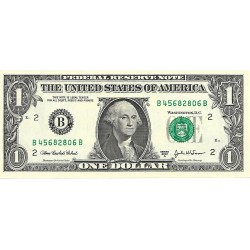2003A - Estados Unidos PIC 515b billete de 1 Dolar Letra B S/C 2003A - Estados Unidos PIC 515b billete de 1 Dolar Letra B S/C