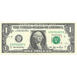 2006 - Estados Unidos PIC 523a billete de 1 Dolar Letra G S/C 2006 - Estados Unidos PIC 523a billete de 1 Dolar Letra G S/C