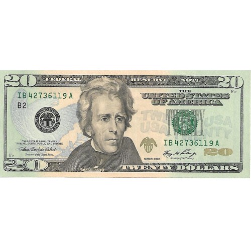 2006 - Estados Unidos PIC 526 billete de 20 Dolares S/C