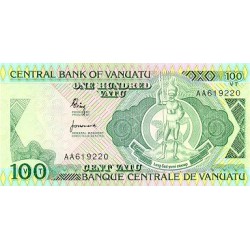 1982 - Vanuatu P1 100 Vatu banknote