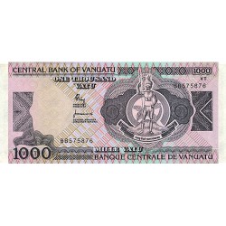 1982 - Vanuatu P3 1,000 Vatu banknote