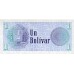 1989 - Venezuela P68 1 Bolivar banknote