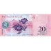 2013 - Venezuela P91f 20 Bolivares Banknote UNC