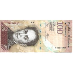 2012 - Venezuela P93f billete de 100 Bolívares EBC 2012 - Venezuela P93f billete de 100 Bolívares EBC