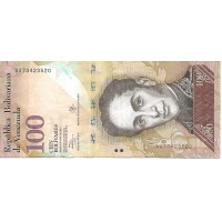 2013 - Venezuela P93g 100 Bolivares banknote UNC