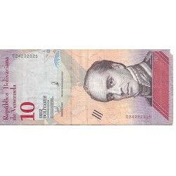 2018 - Venezuela P103 billete de 10 Bolívares RC 2018 - Venezuela P103 billete de 10 Bolívares RC