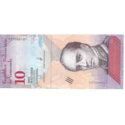 2018 - Venezuela P103 billete de 10 Bolívares S/C 2018 - Venezuela P103 billete de 10 Bolívares S/C