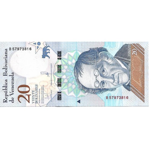 2018 - Venezuela P104 billete de 20 Bolívares S/C