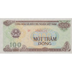 1992 - Vietnam PIC 105a billete de 100 Dong S/C 1992 - Vietnam PIC 105a billete de 100 Dong S/C