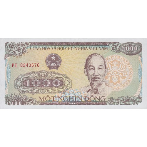 1988 - Vietnam 1000 Dong banknote PIC 106a UNC