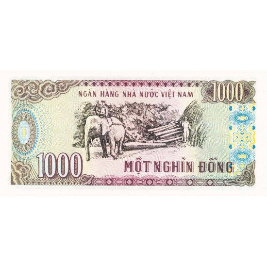 1988 - Viet Nam Pic 106b 1000 Dong banknote 1988 - Viet Nam Pic 106b 1000 Dong banknote
