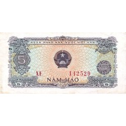 1976 - Viet Nam  pic 79  billete de 5 Hao