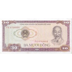 1981 - Viet Nam  pic 87  billete de 30 Dong