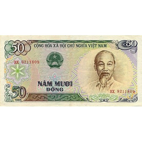 1985/7 - Vietnam 50 Dong banknote PIC 97 UNC