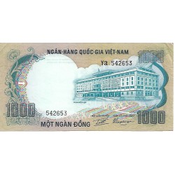 1972 - Vietnam del Sur PIC 34 billete de 1000 Dong EBC