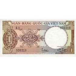 1964- Viet Nam  del Sur pic 15  billete de 1 Dong