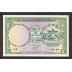 1956 - Viet Nam  del Sur pic 1  billete de 1 Dong