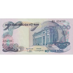 1971 - Vietnam del Sur PIC 29 billete de 1000 Dong S/C