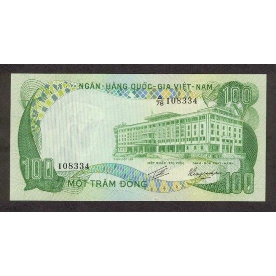 1972 - Viet Nam South Pic 31 100 Dong banknote 1972 - Viet Nam South Pic 31 100 Dong banknote