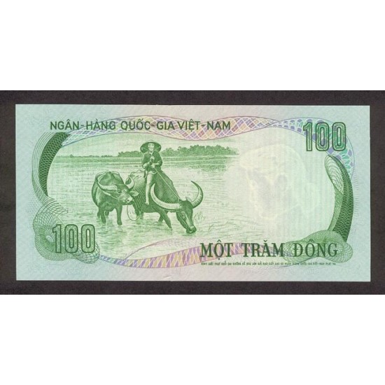 1972 - Viet Nam South Pic 31 100 Dong banknote 1972 - Viet Nam South Pic 31 100 Dong banknote