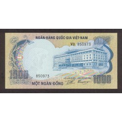 1972 - Viet Nam  del Sur pic 34  billete de 1000 Dong