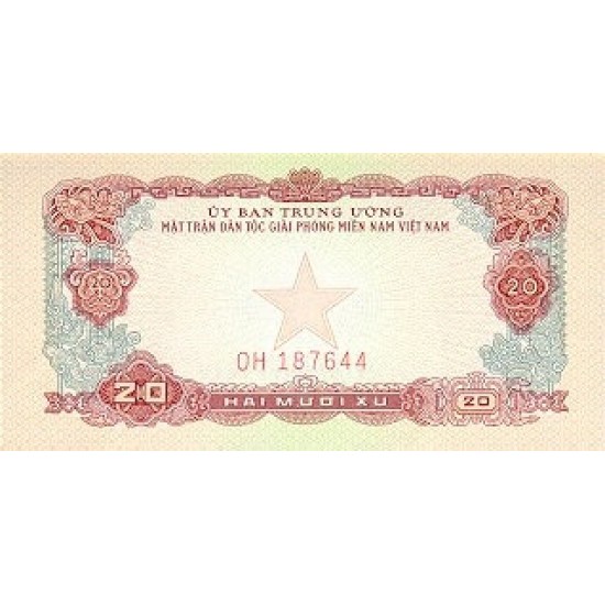 1968 - Viet Nam South Pic R2 20 Dong banknote 1968 - Viet Nam South Pic R2 20 Dong banknote