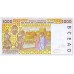 1992 - W. Afri.State (Ivory Coast) Pic 111Ab 1.000 Frs. banknote