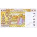 1992 - Est. Afri. Oes. C.Marfil Pic 111Ab  billete  1.000 Frs.