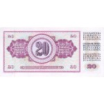 1974 - Yugoslavia Pic 85       20 Dinara banknote