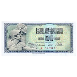 1978 - Yugoslavia Pic 89a        50 Dinara banknote