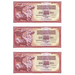 1981 - Yugoslavia PIC 90b billete de 100 Dinara EBC