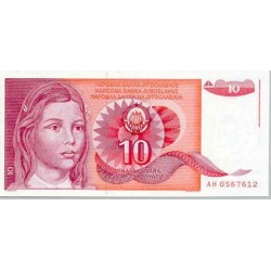 1990 - Yugoslavia 10 Dinara banknote PIC 103 UNC 1990 - Yugoslavia 10 Dinara banknote PIC 103 UNC