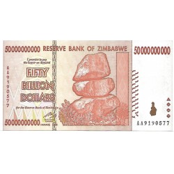 2008 - Zimbawe PIC 87 billete de 50.000.000.000 Dólares S/C