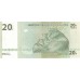 2003 -  Congo Republica Democratica PIC 94 billete de 20 Francos