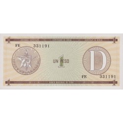 1985 - Cuba P-FX27 D billete de 1 Peso