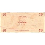 1985 - Cuba P-FX31 20 Pesos  banknote