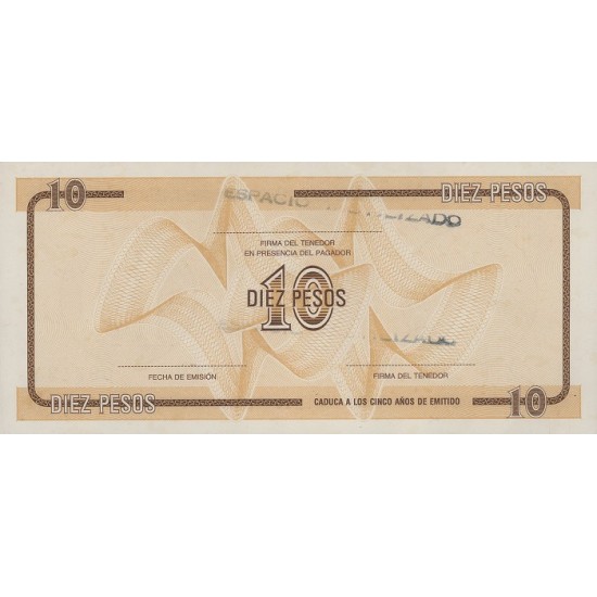 1985 - Cuba P-FX35 10 Pesos banknote 1985 - Cuba P-FX35 10 Pesos banknote