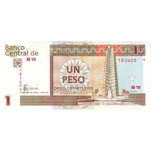 2006 - Cuba P-FX46 1 Peso banknote
