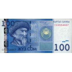 2009 Kyrgystan pìc 26 billete de 100 Som